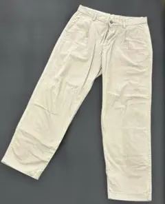 十二　訳あり　メンズ　パンツ　ユニクロ　401317　ベージュ　ズボン　チノパン