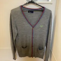 FRED PERRY グレー カーディガン Mのサムネイル