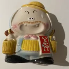 昭和レトロ　オジサン貯金箱　陶器　TOKAI