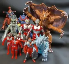 ウルトラマン80＆バルタン星人5代目・グレート＆ゲルガドン他（バンダイ）11体