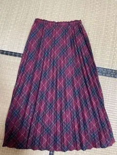 アースミュージックアンドエコロジー プリーツ ロングスカート