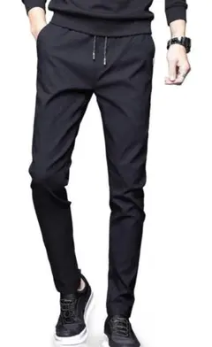 【NEW HEY】ニューヘイ スーパーストレッチパンツ 細身 スキニー ジョガー