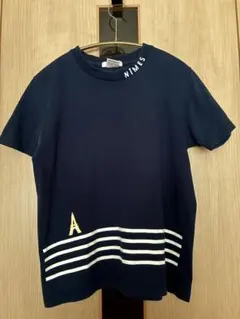 NÎMES ニーム 半袖Tシャツ ネイビー エッフェル塔柄のサムネイル
