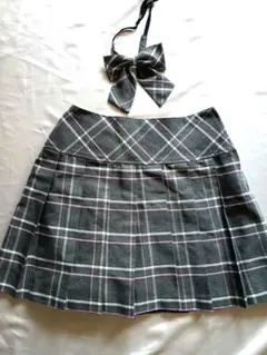 スクールスカート　リボンタイ付き　165cm 制服　卒業式