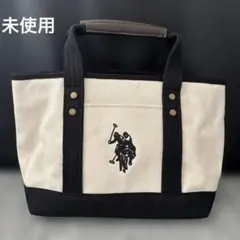 未使用U.S POLO ASSN刺繍キャンバストートバッグ