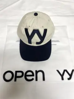 新品 OOPEN YY 立体ロゴ刺繍ベースボールキャップ