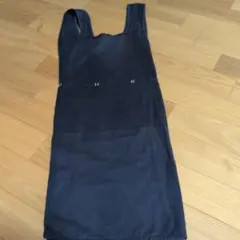 紺色 ストラップエプロン