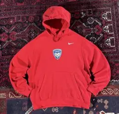 NIKE ナイキ カレッジロゴ プルオーバー パーカー レッド L