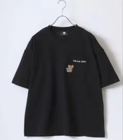 【Tom＆Jerry】 接触冷感 UVカット ポケット付 半袖 Tシャツ
