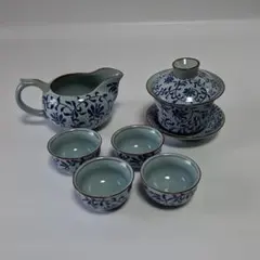 東升窯　茶器　茶碗　蓋碗　蓋茶托付き　食器　中国茶器？