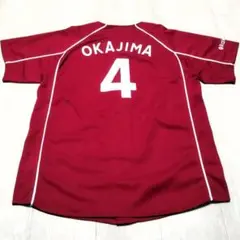 美品：Majestic 岡島豪郎#4 楽天イーグルス サイズM