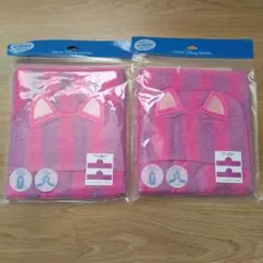 新品　ディズニー フード付きタオル チェシャ猫　2枚セット