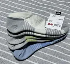 ⭐️新品未使用品！UNIQLOショートソックス 3ペア 23-25cm