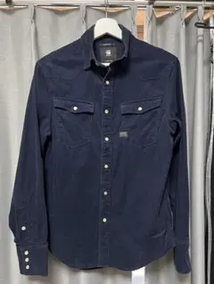 G-Star RAW ネイビー 長袖シャツ XS コーデュロイ　美品