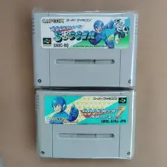 スーパーファミコン ソフト 2本セット ロックマン