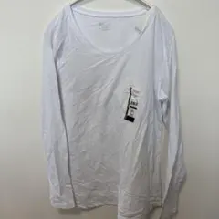 NO BOUNDARIES ホワイト長袖カットソー XL