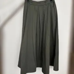 オリーブグリーン フレアスカート Mサイズ