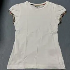 バーバリー 袖口ノバチェック半袖Tシャツ 12y 150cm