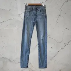 アメリカンイーグル デニムパンツ AIRFLEX ダメージ加工 28×32