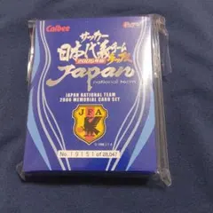 calbee サッカー日本代表チップス 2006年版　メモリアルカードセット
