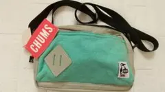 CHUMS ショルダーバッグ ミントグリーン/グレー 新品タグ付き