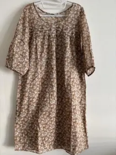 SPICK AND SPAN フラワープリント ワンピース