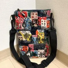 サコッシュ　ポシェット　ハンドメイド キャスキッドソン ノッティングヒル夜景