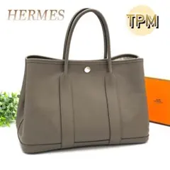 HERMES ガーデンパーティ TPM エタン エプソン ハンドバッグ ベージュのサムネイル