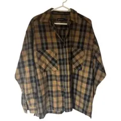 KANGO チェックシャツ オーバーサイズ Lサイズのサムネイル
