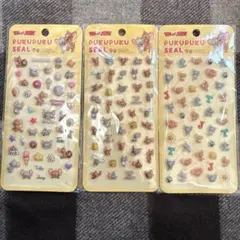 新品　トムとジェリー　ぷくぷくシール　３枚セット