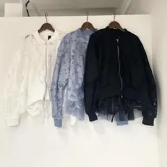 新品未使用　レースブルゾンのサムネイル