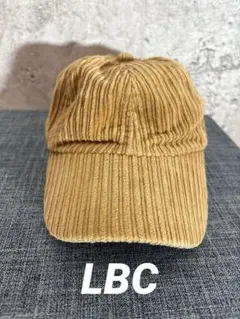 LBC コーデュロイ キャップ　帽子　ゴルフキャップ　ブラウン　ベースボール