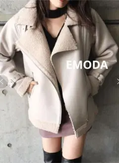 EMODA エモダ シアリング ライク バルキー ブルゾン