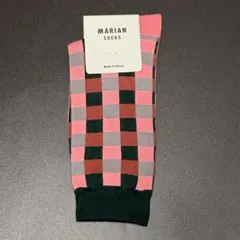 カラフル チェック ソックス【ピンク】のサムネイル
