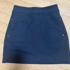 ブラックタイトスカート ミニ丈 バックジップのサムネイル
