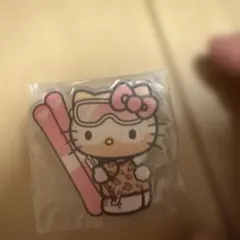 ハローキティ スキーデザイン スマホグリップ