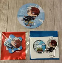 ヒロアカ　スカイツリー　轟焦凍　アクリルスタンド　星型缶バッジ　コースター