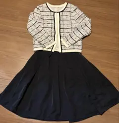 ROPEツイードジャケット＆フレアスカート セットアップ