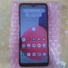【難有】Galaxy A22 5G レッド SC-56B バッテリー80％