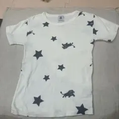 プチバトー　星とライオンプリント Tシャツ 8ans/128cm