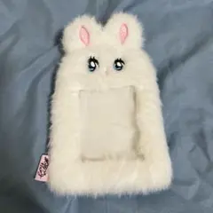 foxy illustrationsブラックバニー トレカケース ホワイトうさぎ 
