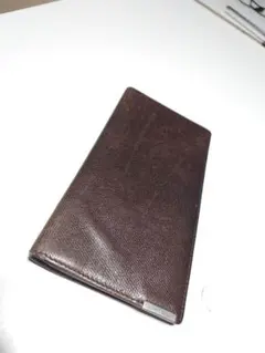 COACH ダークブラウン レザー お札入れ