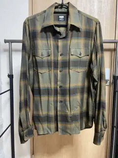 RATS ラッツ　チェックシャツ　長袖　レーヨン　M