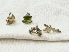 シンデレラ　不思議の国のアリス　ピーターパン　 イヤリング　ピアス