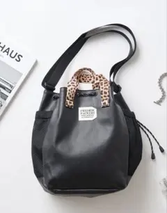 美品 フレドリックパッカーズ ブルームショルダー エコレザー 2way 
