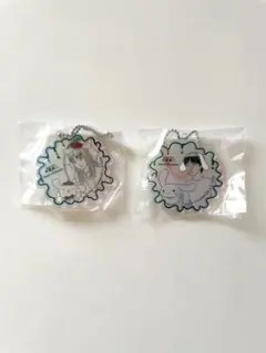 【未開封 伊藤淳二×サンリオキャラクターズ アクリルチャーム 2種類セット】