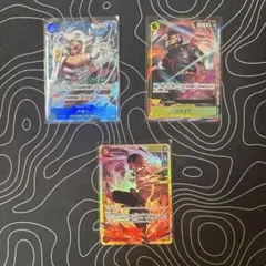 ワンピースカード　決戦の刻　シリュウ、センゴク、エース3枚セット ワンピースカード 決戦の刻 シリュウ、センゴク、エース3枚セット