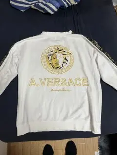 A.VERSACE スウェット ホワイト ゴールド刺繍のサムネイル