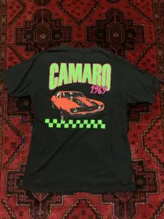 CAMARO 1969 バックプリント Tシャツ ブラック L メキシコ製