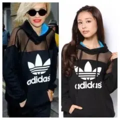 adidas アディダスオリジナル トレフォイルメッシュパーカー